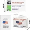 U.S Citizenship Flash Cards Combo Set 2025 - English/Spanish, Tarjetas