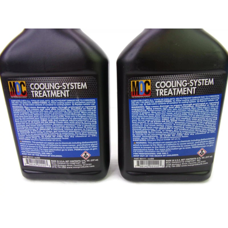 MOC (2x) 8-oz Bottles Cooling System Treatment (Compatible W/ All