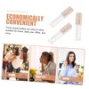 Minkissy 3pcs Refillable Lip Gloss Tubes DIY Lip Balm Containers