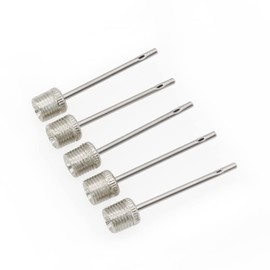 Pack of 5 Inflating Pump Needles for Ball, Football, Rugby, Volleyball, Netball Valve Adapters [TY95]