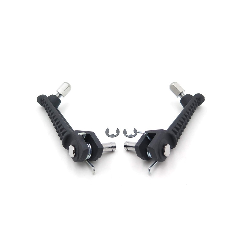 HTTMT MT390-027 - Reposapiés delantero negro compatible con Yzf-R1 Yzf-R6