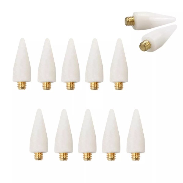 RevivePlus DiamondGrip Wax Tips - 12pcs Replacement Head Tips for