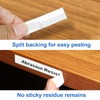 5-Pack White Plastic Label Tape Compatible with Dymo LetraTag Refills