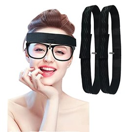 Soporte para gafas (2 unidades) para rinoplastia. Banda antideslizante y cómoda para recuperación de fracturas nasales. Protector nasal. Proveedor de soportes para gafas. Color negro