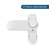 BASI® FS 500 Window Lock Also for French Doors, White,