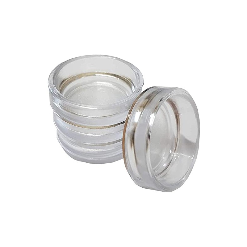 Merriway BH05569 (20 Pcs) Castor Cup Clear Small Outer Dimension