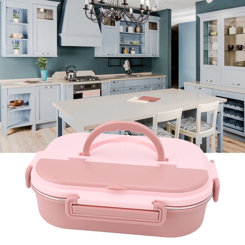 Stainless Steel Insulated Lunch Box 4 Grid Corrosion Prevention Rustproof