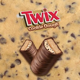 TWIX Minis Cookie Dough Milk Chocolate Bars, Sharing Size, 7.7 oz Bag