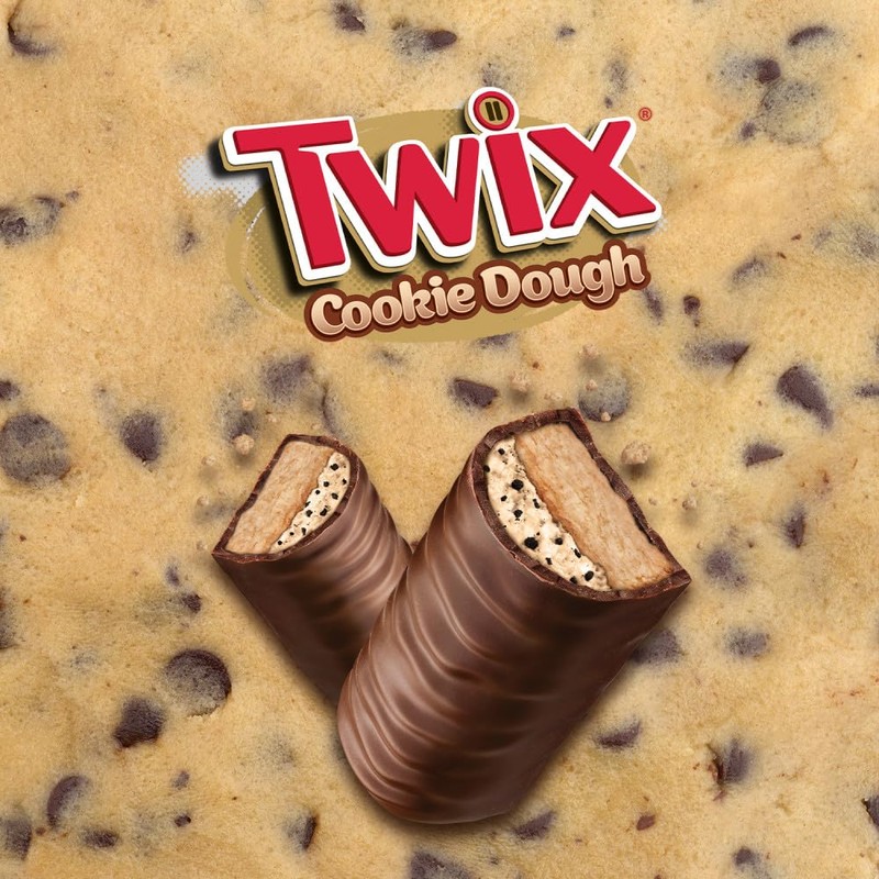 TWIX Minis Cookie Dough Milk Chocolate Bars, Sharing Size, 7.7
