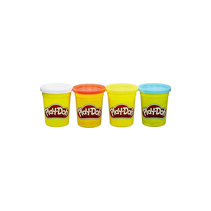 New 2015 Play-Doh 4X Tub Pack Classic Colours / Age