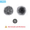 2 Packs Microphone Windscreen for Hollyland Lark M2 Wireless Microphone,