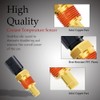 HAOBO Engine Coolant Temperature Sensor, Water Temperature Sensor 5149077AB Compatible