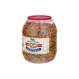 Utz Mini Twist Pretzels 60 oz Large Snack Bag Crunchy & Salty Treat