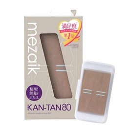 Arts Brains Mezaik Easy 80 One-Touch Double Tape (80 Pieces) x 2 Pcs Set of 2 Eye-Tape for Lids