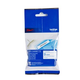 Brother MK-223BZ Labelling Tape Cassette, Blue on White, 9 mm (W) x 8 m (L), Brother Genuine Supplies