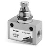 Camozzi RFU 452-M5 Inline Flow Control Valve, Unidirectional, M5