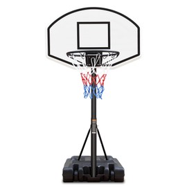AOKUNG Pool Basketball Hoop, 3.1-4.7ft Easy Adjustable Basketball Goal, Portable Poolside Basketball Hoop & Goal System for Indoor Outdoor Use