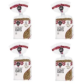 Sigdal Bakeri All Natural Norwegian Crispbread - Non GMO, Vegan, Sugar Free, High Fiber, Low Carbs, High Protein, Wholegrain Snack Crackers With Up To 46% Seeds (Gluten Free Oats, 4 Pack)
