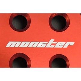 MONSTER SPORT 849520-4650M Sports Driving Pedal Cover, Red, Anodized for Swift Sport [ZC31S] MT Vehicles
