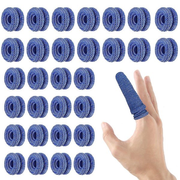 Pack of 30 Finger Dressings (Blue)