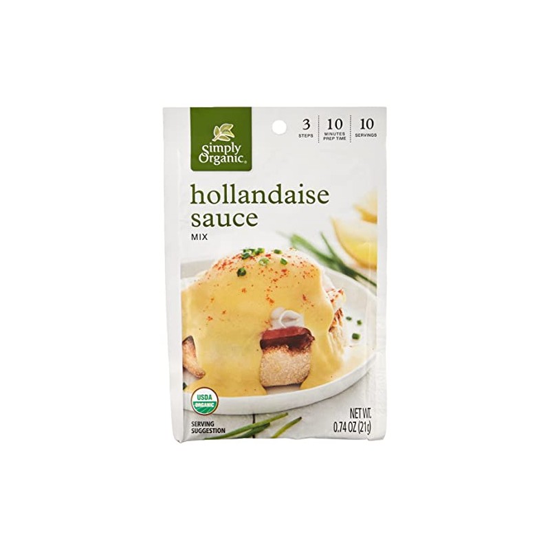 Simply Organic Organic Hollandaise Sauce Mix, 0.74 OZ