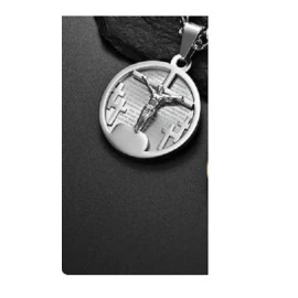 Fashion Jewelry JESUS CROSS CRUCIFIX TRINITY 3D PRAY Pendant On 22" 925 Sterling Silver Necklace