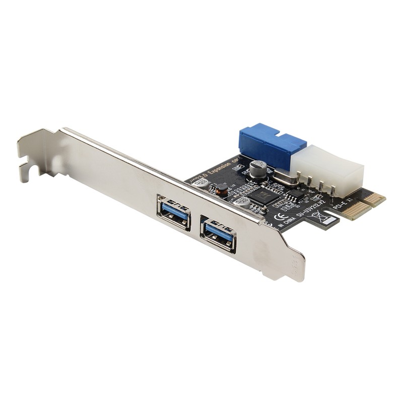 PCI-E to USB 3.0 Expansion Card 19-Pin Converter External 2