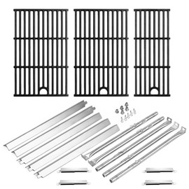 463448021 Performance 5 Burner Grill Replacement Parts for Charbroil 463449021 463458021 463451022 463450022 463455021 Char Broil G325-0002-W1 Heat Tent G327-2100-W1 Burner G426-0005-W1 Grates