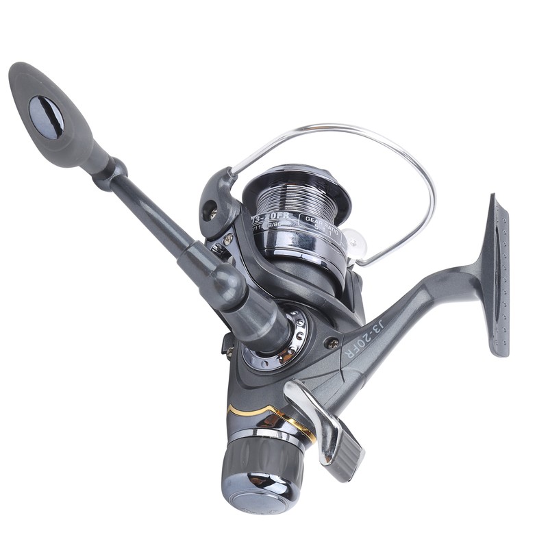 Spinning Reel 5 Bearing 5.1:1 Gear Ratio Dual Brake Fishing