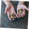 ORFOFE Solid Brass Exercise Ball 2pcs Handballs for Sports Massage