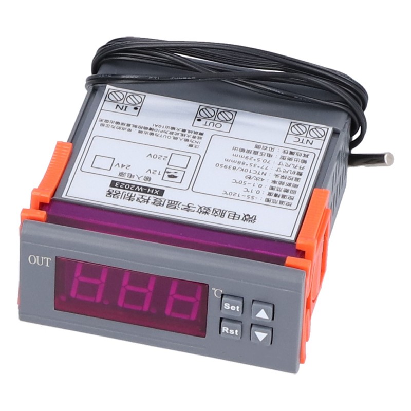 Temperature Controller Electric Digital Adjustable PID Control Switch DC 12V
