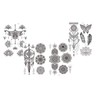 4 Sheets Mandala Temporary Tattoos