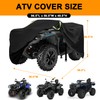 ATV Cover,Waterproof Outdoor Heavy Duty 4 Wheeler Covers,Tearproof Anti-UV 420D