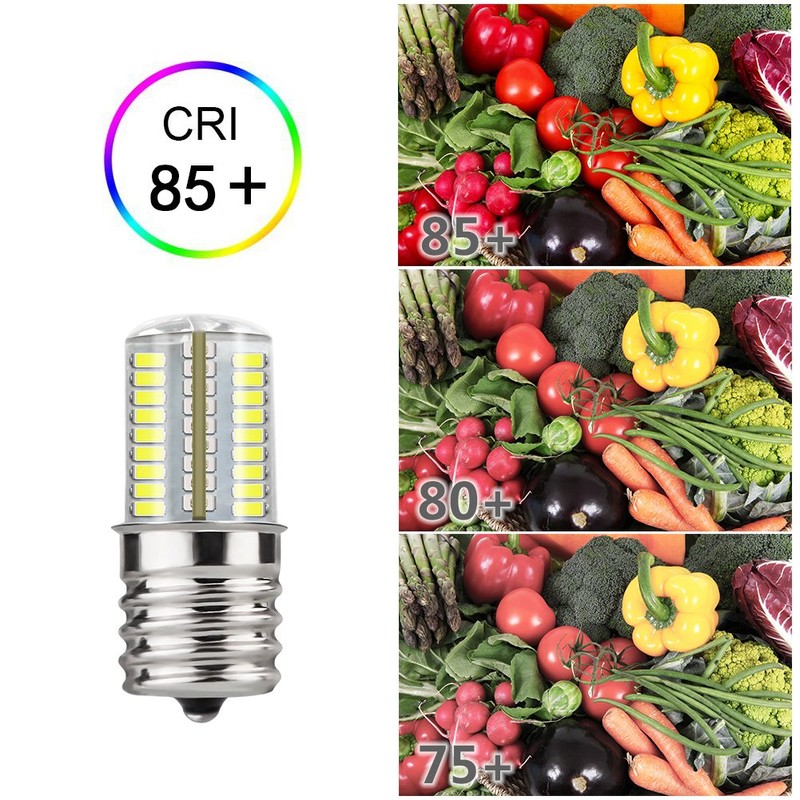 DiCUNO E17 LED Bulb Dimmable, Under Microwave Oven Appliance Light,