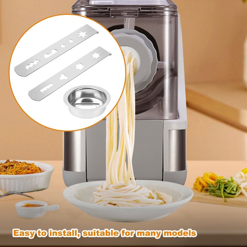 3 Pieces Meat Grinder Accessories, Shortbread Cookie Press Accessories, Stainless