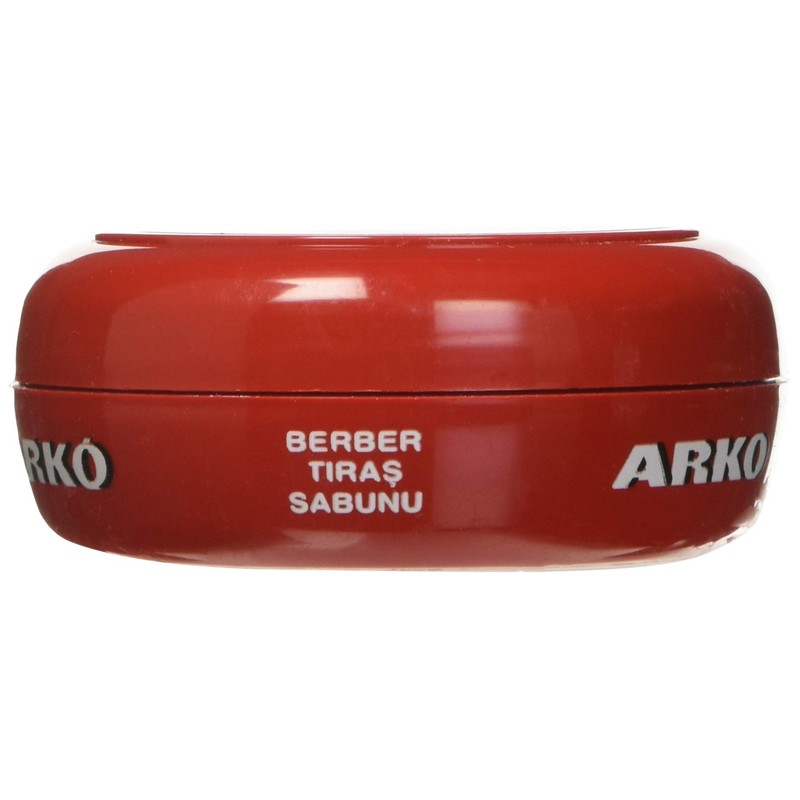 Arko Shaving Soap in Bowl, Red, 90 gram