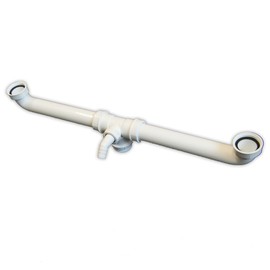 tecuro Extra Long Double Sink Drain Connector