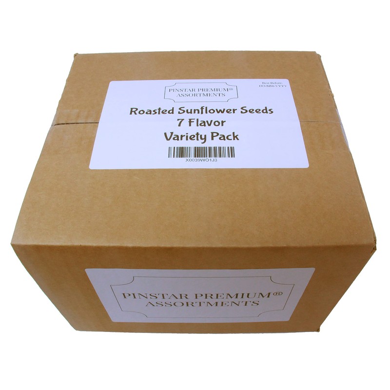 ChaCha Roasted Sunflower Seeds 7 Flavor Variety Pack