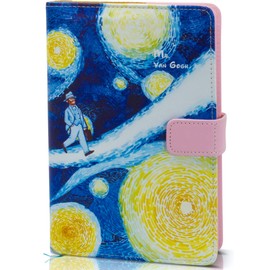 Cuaderno Estético, Cute Notebook Journal, Planificador Mensual sin Fecha, Tapa de Cuero, Papel Grueso, Cuaderno para Dibujo, Escritura y Scrapbooking, Tamaño A5