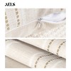 AELS 16x16 Decorative Farmhouse Linen Throw Pillow Covers, Boho Textured