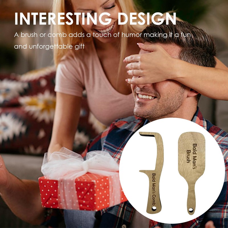 1 x Bald Comb and 1 x Bald Brush, Interesting