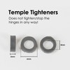 Optigear Eyeglass Temple Tighteners | 10 Pieces (5 Pairs) |