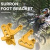 SMOTECC Surron Foot Peg Brackets, Electric Bike CNC Motorcycle FootPeg