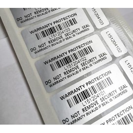 Tamper Proof Warranty Void Stickers Protection Labels Security Seal Double Label (500)