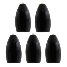 YZD Tungsten Bullet Sinker TG 0.1 oz (28 g) 1oz (5 Pieces) Black