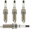 Aintier Set of 4 Double Iridium Spark Plugs Fit for