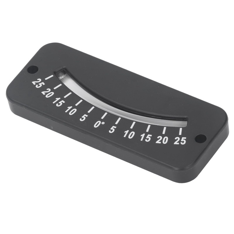 25° Inclinometer Multipurpose Angle Indicator High Resolution Inclinometer for Bulkhead
