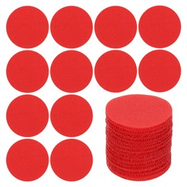 PATIKIL 40Pcs Carpet Spots for Classroom, 2 Inch Small Circle Floor Dots Markers Carpet Spot Markers for Teacher Elementary Preschool Supplies, Red