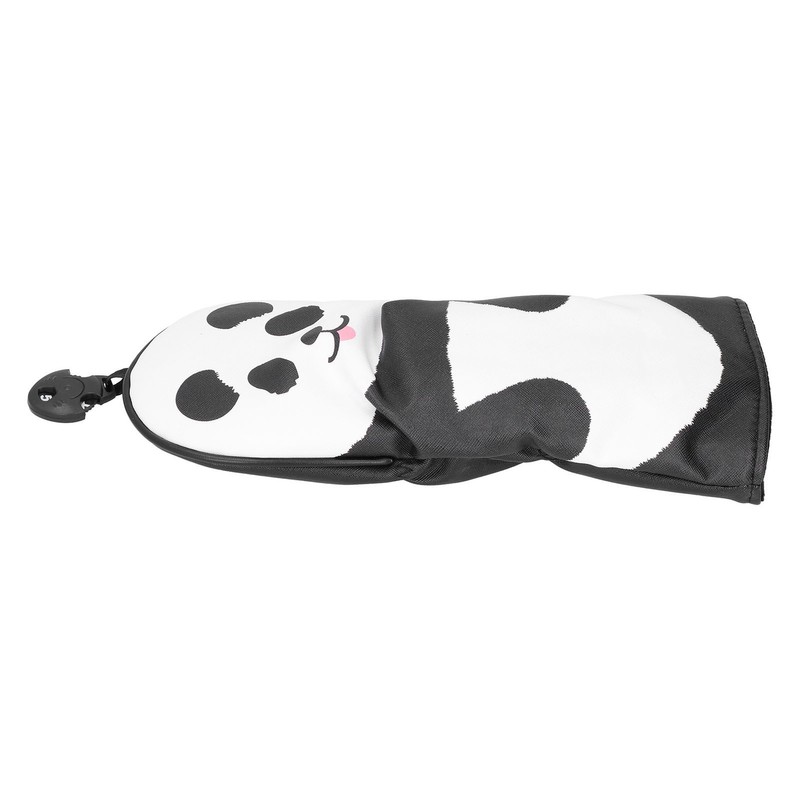 PU Leather Golf Wood Head Covers Waterproof Cartoon Thicken Plush