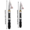 AIMALL Telescopic Pocket Fishing Rod 92.5in & 67.7in Mini Ultra